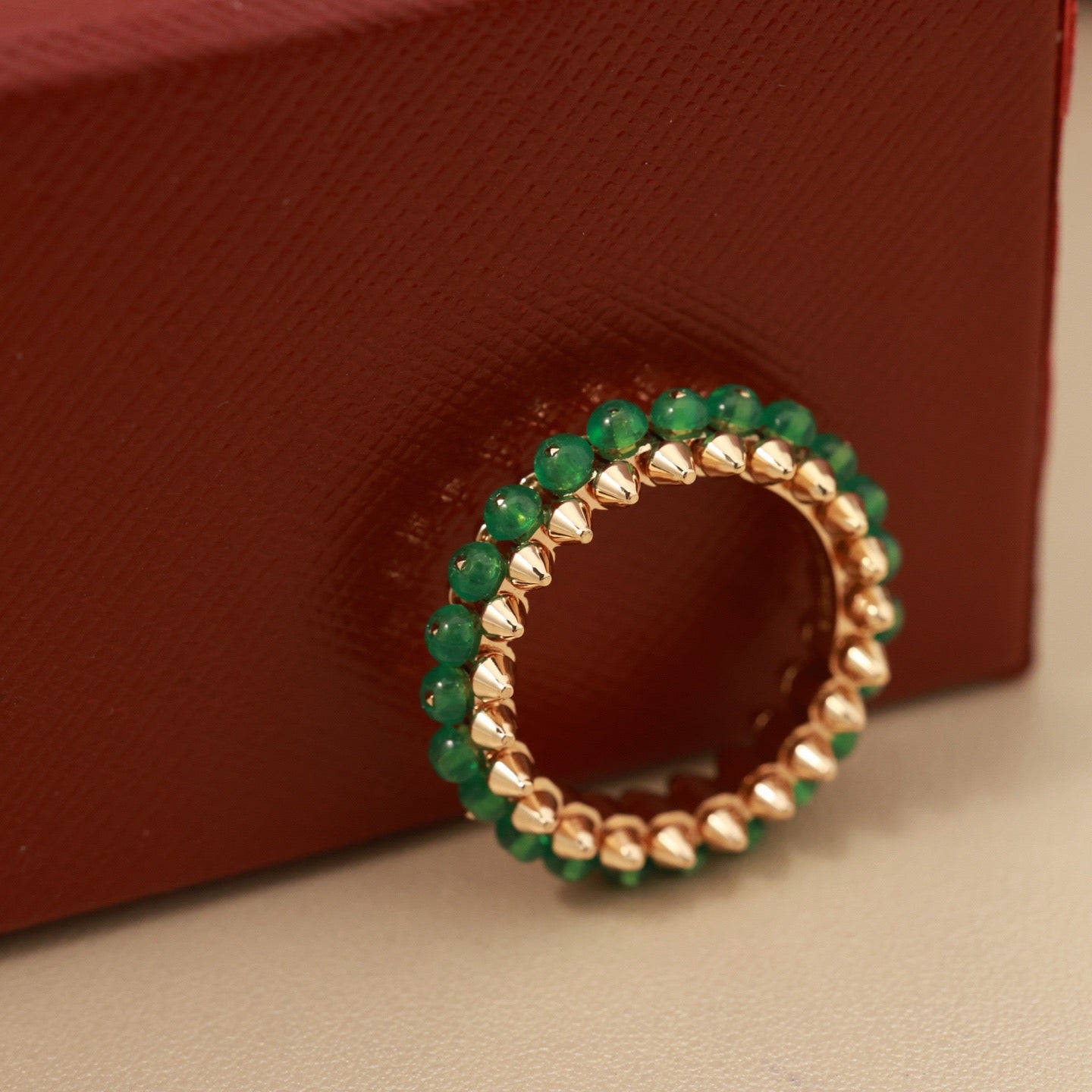 [Raffine]CLASH 7.9MM AGATE CHALCEDONY RING