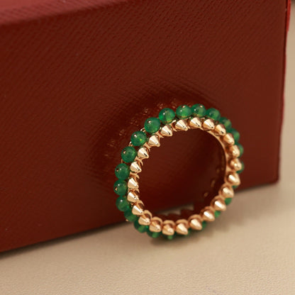 [Raffine]CLASH 7.9MM AGATE CHALCEDONY RING