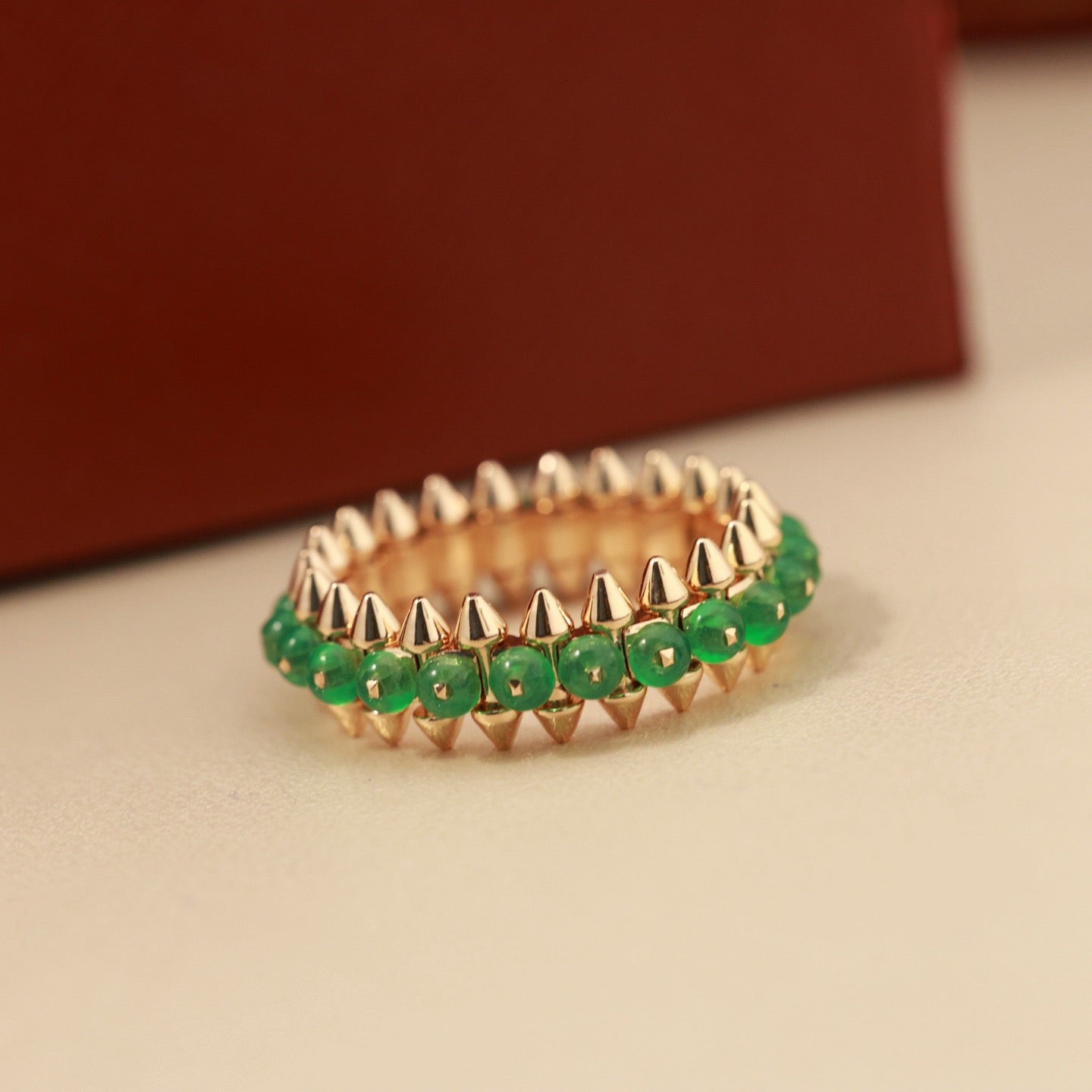 [Raffine]CLASH 7.9MM AGATE CHALCEDONY RING