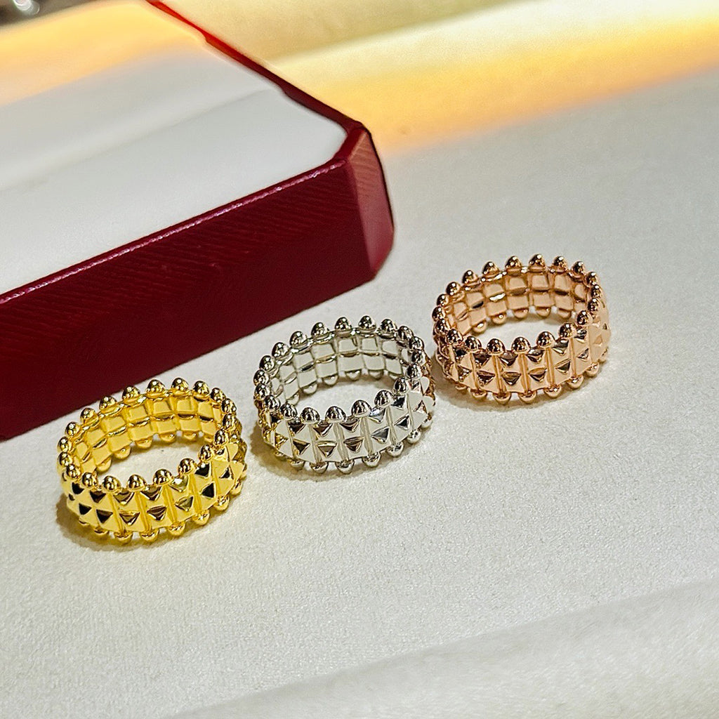 [Raffine]CLASH 9.2MM DOUBLE ROW RING