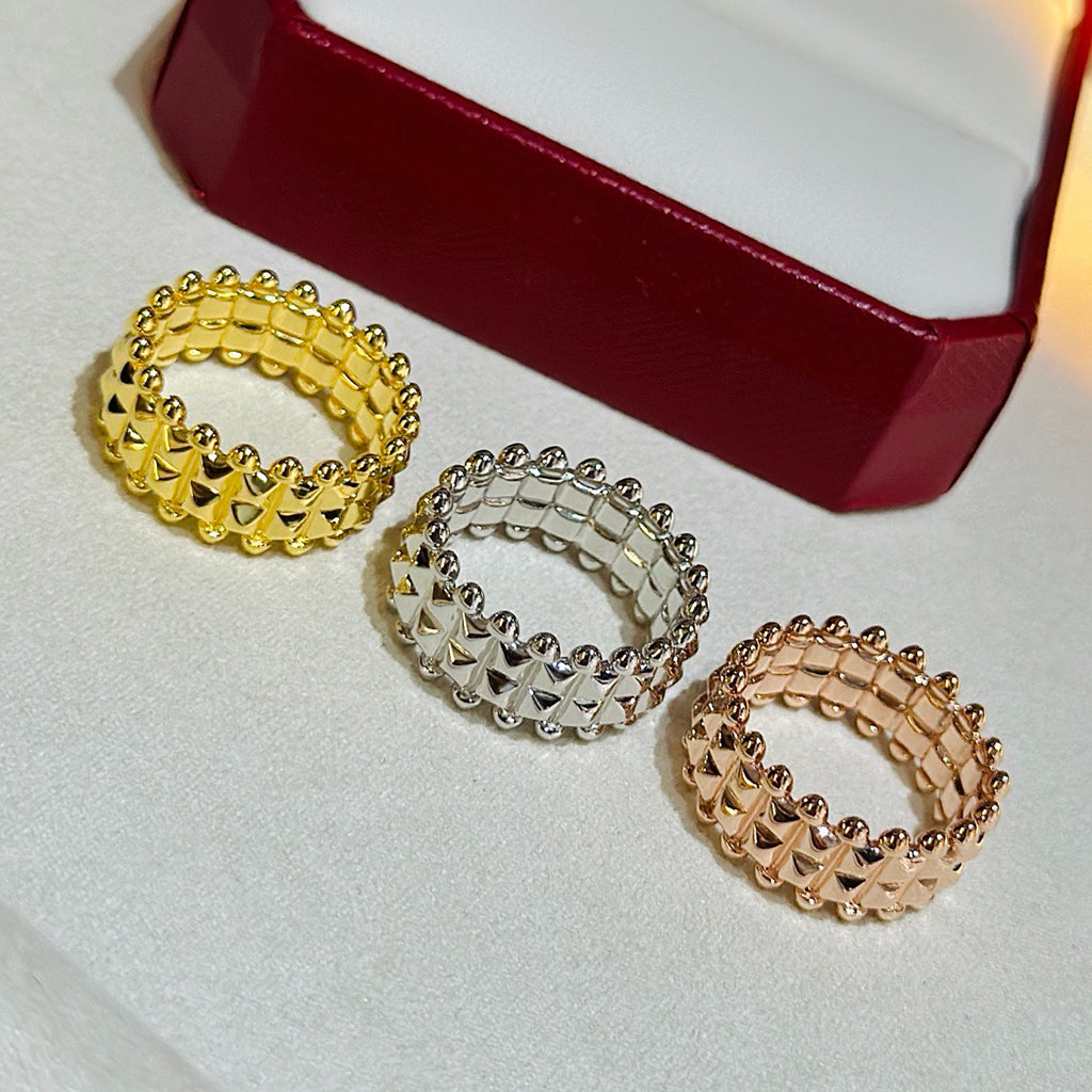 [Raffine]CLASH 9.2MM DOUBLE ROW RING