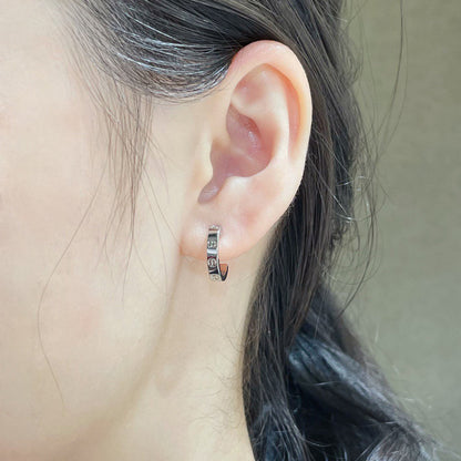 [Raffine]LOVE EARRINGS 2.65 MM NO DIAMOND SMALL