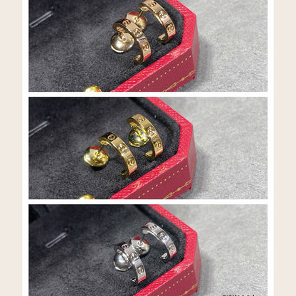 [Raffine]LOVE EARRINGS 2.65 MM NO DIAMOND SMALL
