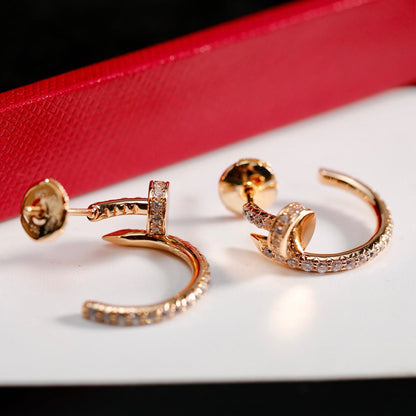 [Raffine]JUSTE FULL DIAMOND SMALL EARRINGS