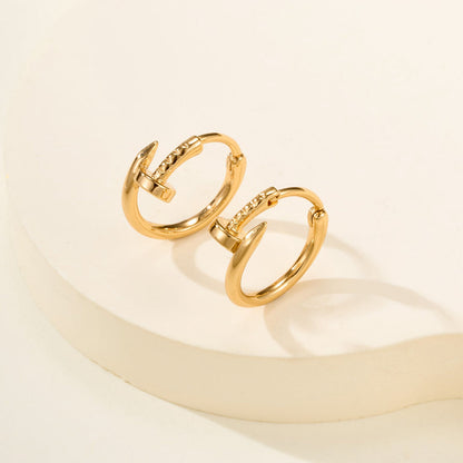 [Raffine]JUSTE NO DIAMOND MINI EARRINGS