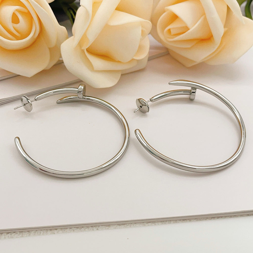 [Raffine]JUSTE NO DIAMOND LARGE EARRINGS