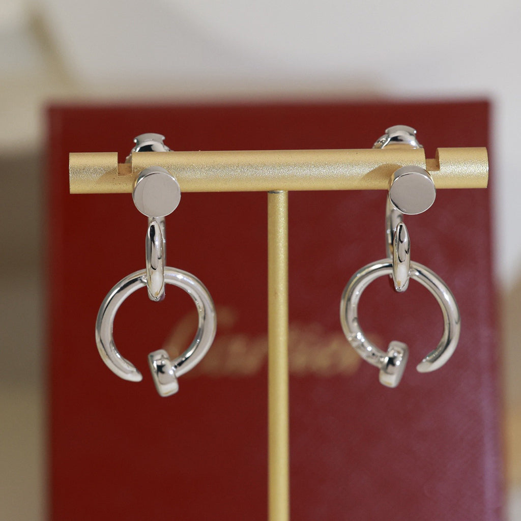 [Raffine]JUSTE NO DIAMOND DOUBLE EARRINGS