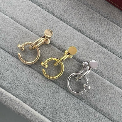 [Raffine]JUSTE NO DIAMOND DOUBLE EARRINGS