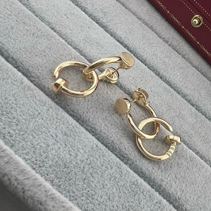 [Raffine]JUSTE NO DIAMOND DOUBLE EARRINGS