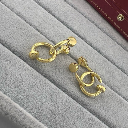 [Raffine]JUSTE NO DIAMOND DOUBLE EARRINGS