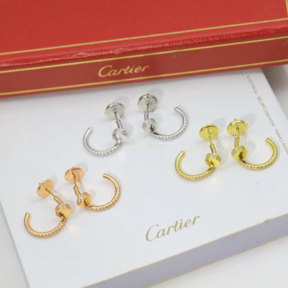 [Raffine]JUSTE FULL DIAMOND DOUBLE EARRINGS