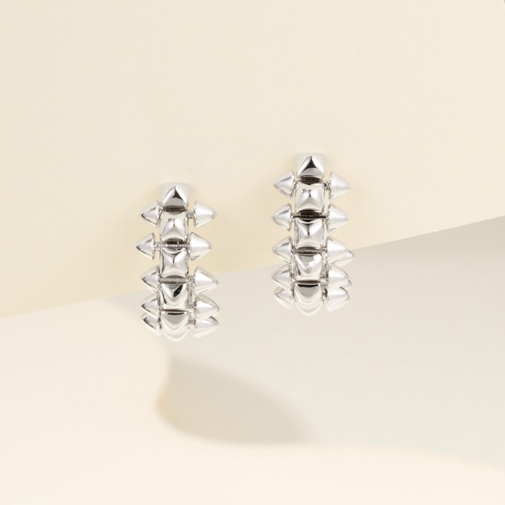 [Raffine]CLASH MINI HOOP EARRINGS