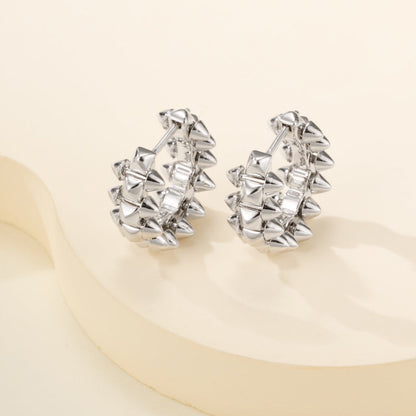 [Raffine]CLASH MINI HOOP EARRINGS