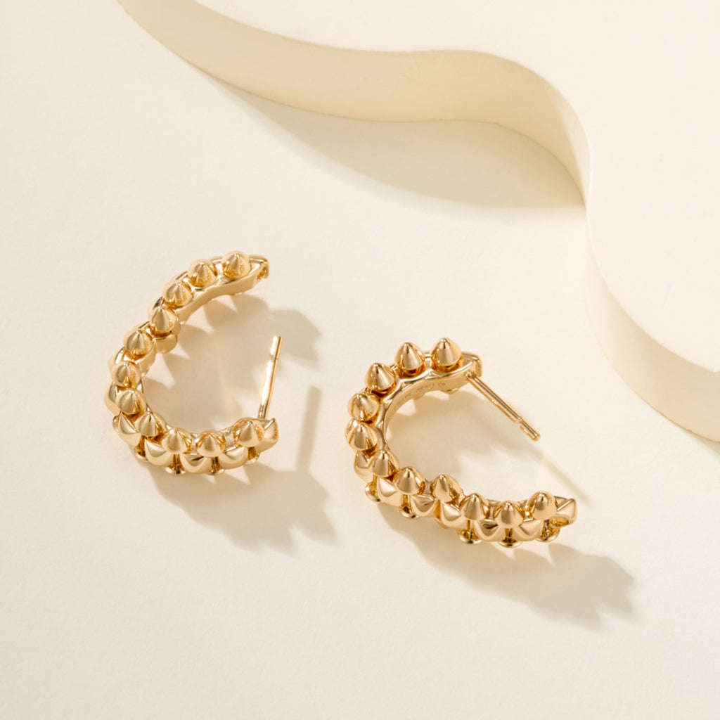 [Raffine]CLASH MINI HOOP EARRINGS