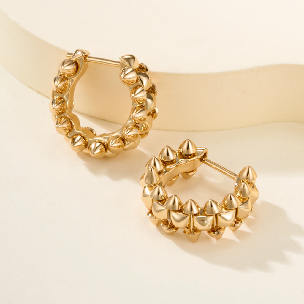 [Raffine]CLASH MINI HOOP EARRINGS