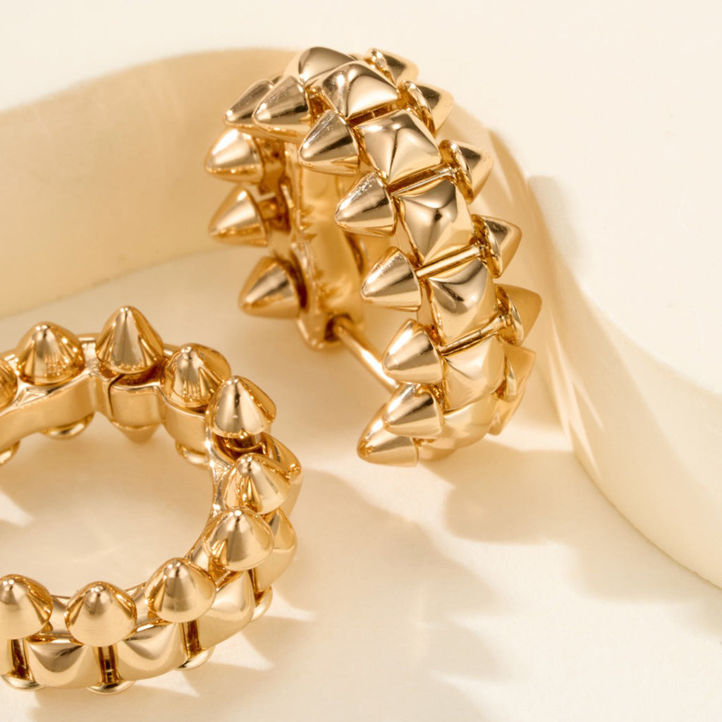 [Raffine]CLASH MINI HOOP EARRINGS