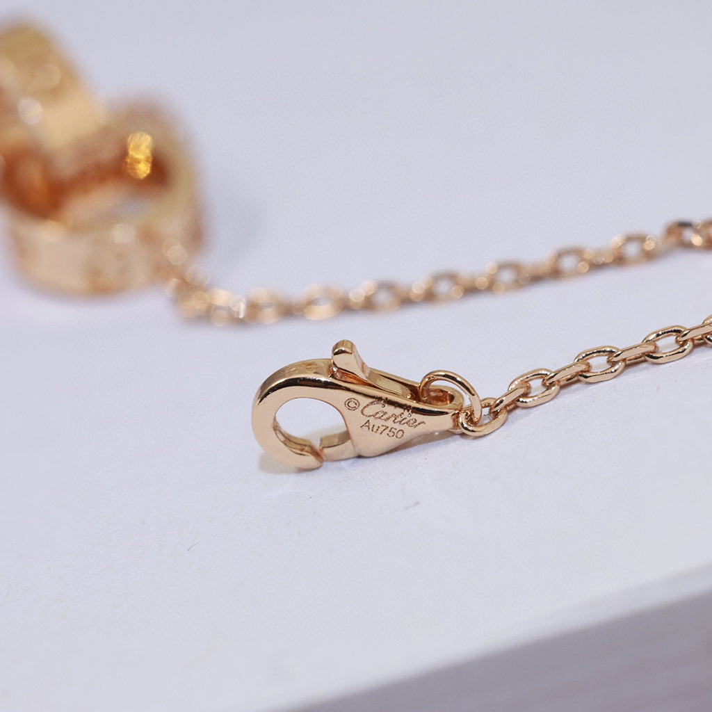 [Raffine]LOVE DOUBLE RING NECKLACE