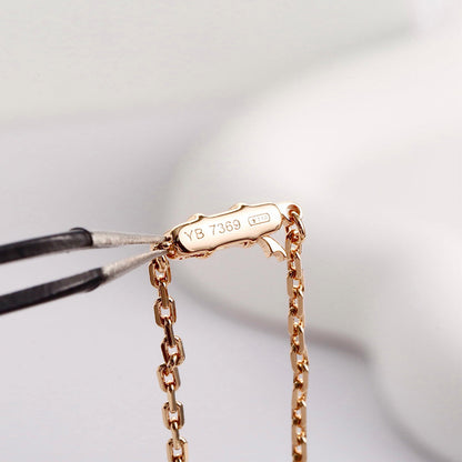 [Raffine]LOVE NECKLACE 16MM  FULL DIAMOND