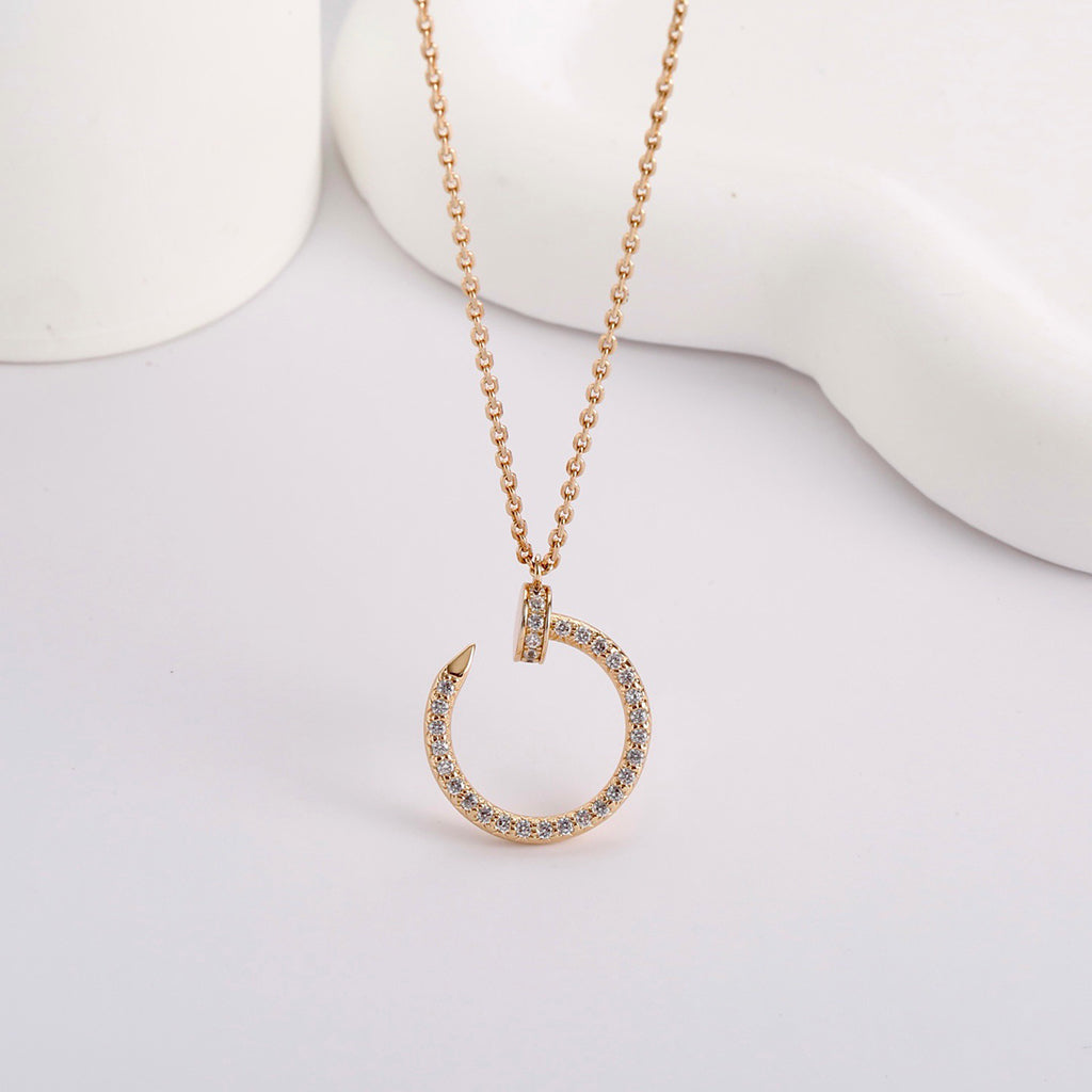 [Raffine]JUSTE NECKLACE FULL DIAMOND