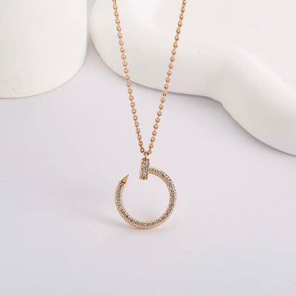 [Raffine]JUSTE NECKLACE FULL DIAMOND