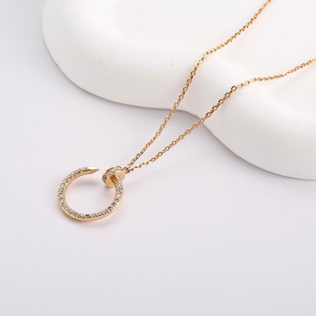 [Raffine]JUSTE NECKLACE FULL DIAMOND