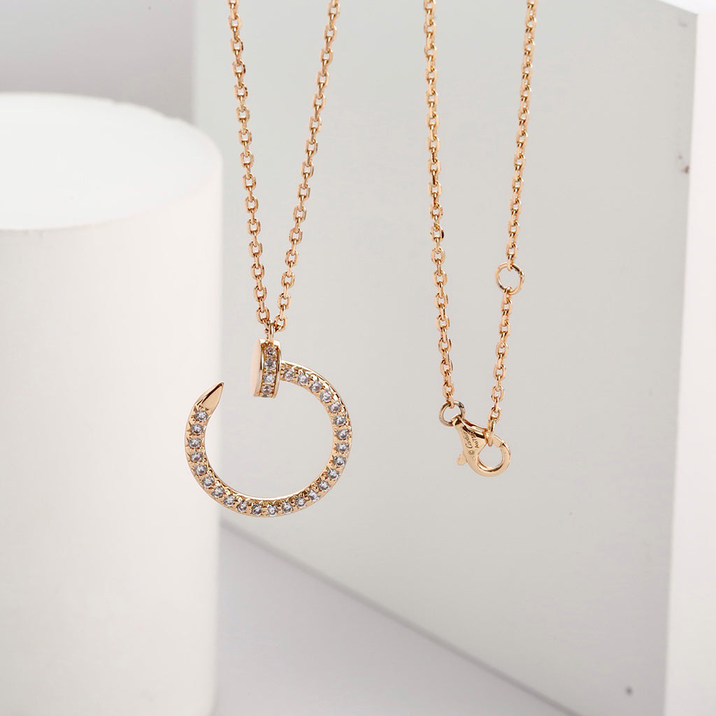 [Raffine]JUSTE NECKLACE FULL DIAMOND