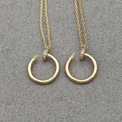 [Raffine]JUSTE NECKLACE HALF DIAMOND