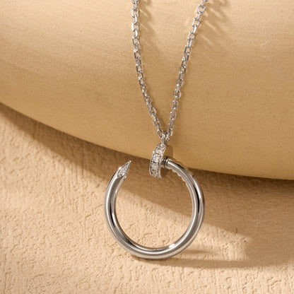 [Raffine]JUSTE NECKLACE HALF DIAMOND