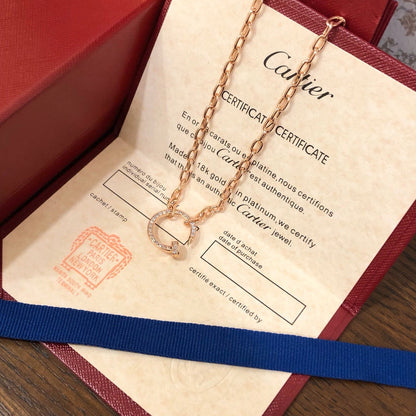 [Raffine]JUSTE NECKLACE FULL DIAMONDS