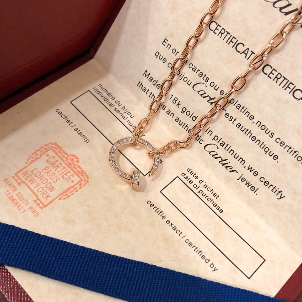 [Raffine]JUSTE NECKLACE FULL DIAMONDS