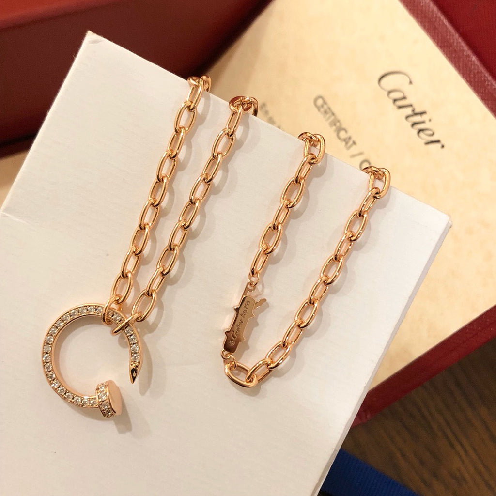[Raffine]JUSTE NECKLACE FULL DIAMONDS