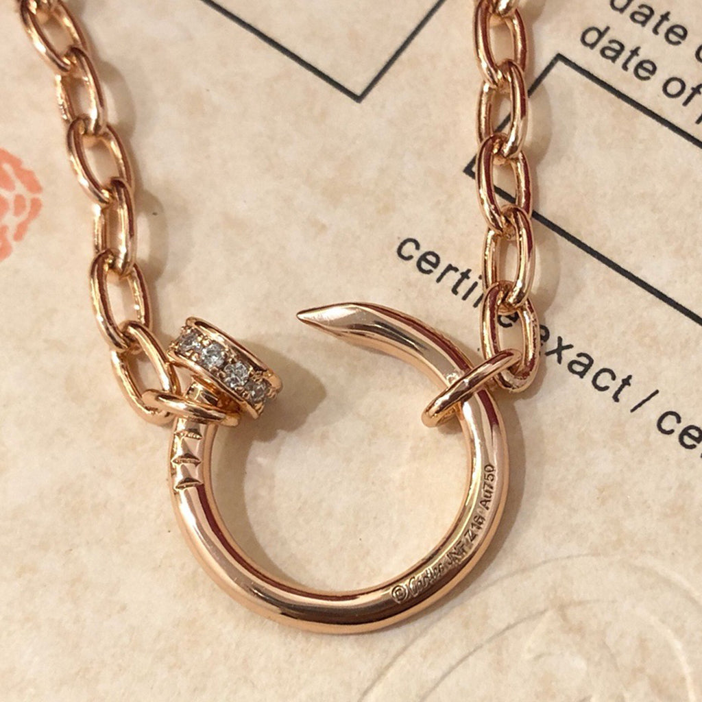 [Raffine]JUSTE NECKLACE FULL DIAMONDS