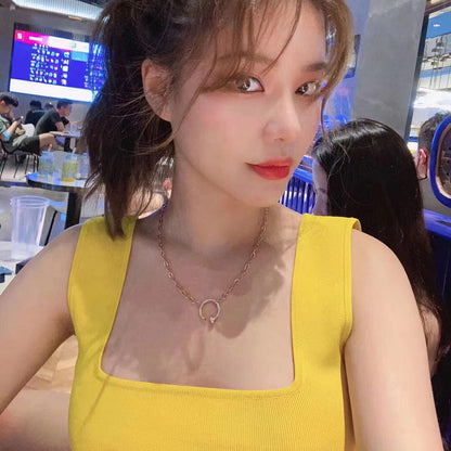 [Raffine]JUSTE NECKLACE FULL DIAMONDS