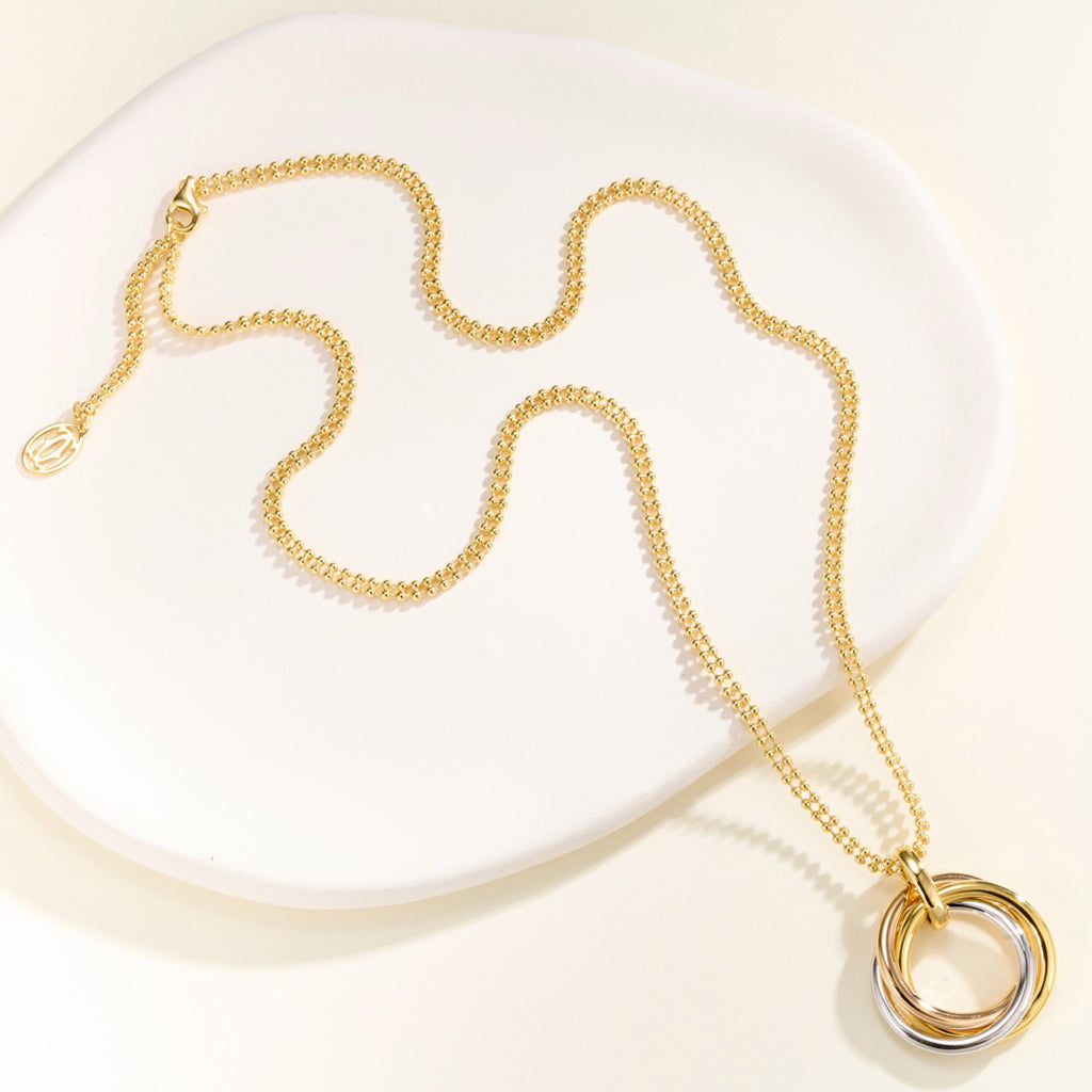 [Raffine]TRINITY LARGE NECKLACE