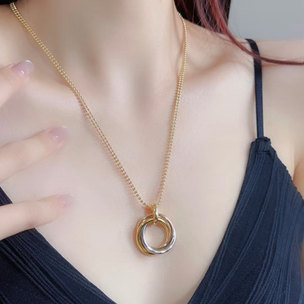[Raffine]TRINITY LARGE NECKLACE