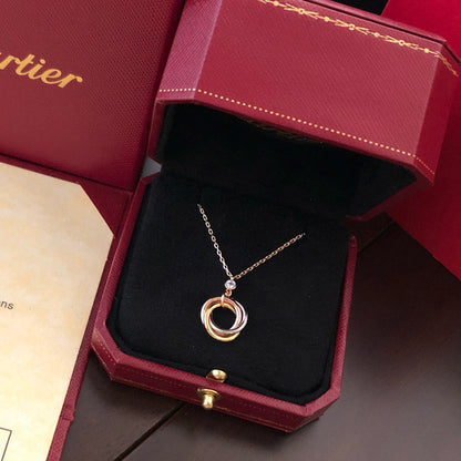 [Raffine]TRINITY  NECKLACE 1 DIAMOND