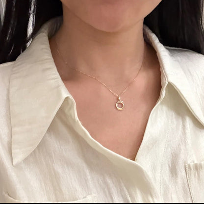 [Raffine]TRINITY  NECKLACE 1 DIAMOND