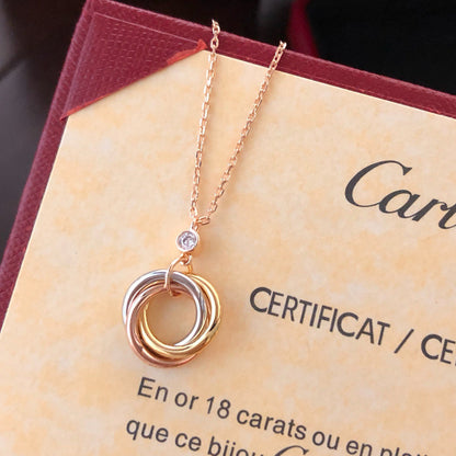 [Raffine]TRINITY  NECKLACE 1 DIAMOND