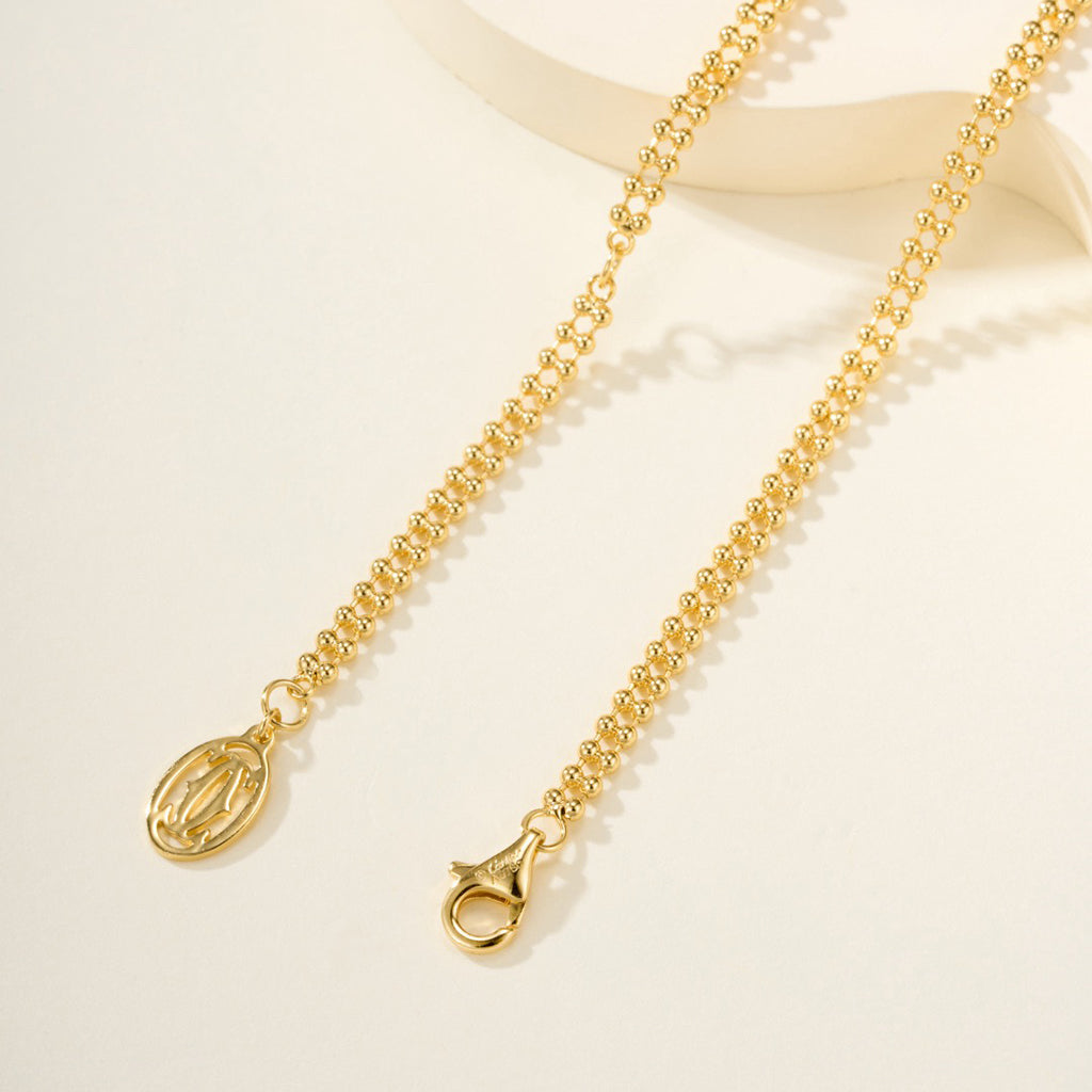 [Raffine]TRINITY LARGE FULL DIAMOND  NECKLACE