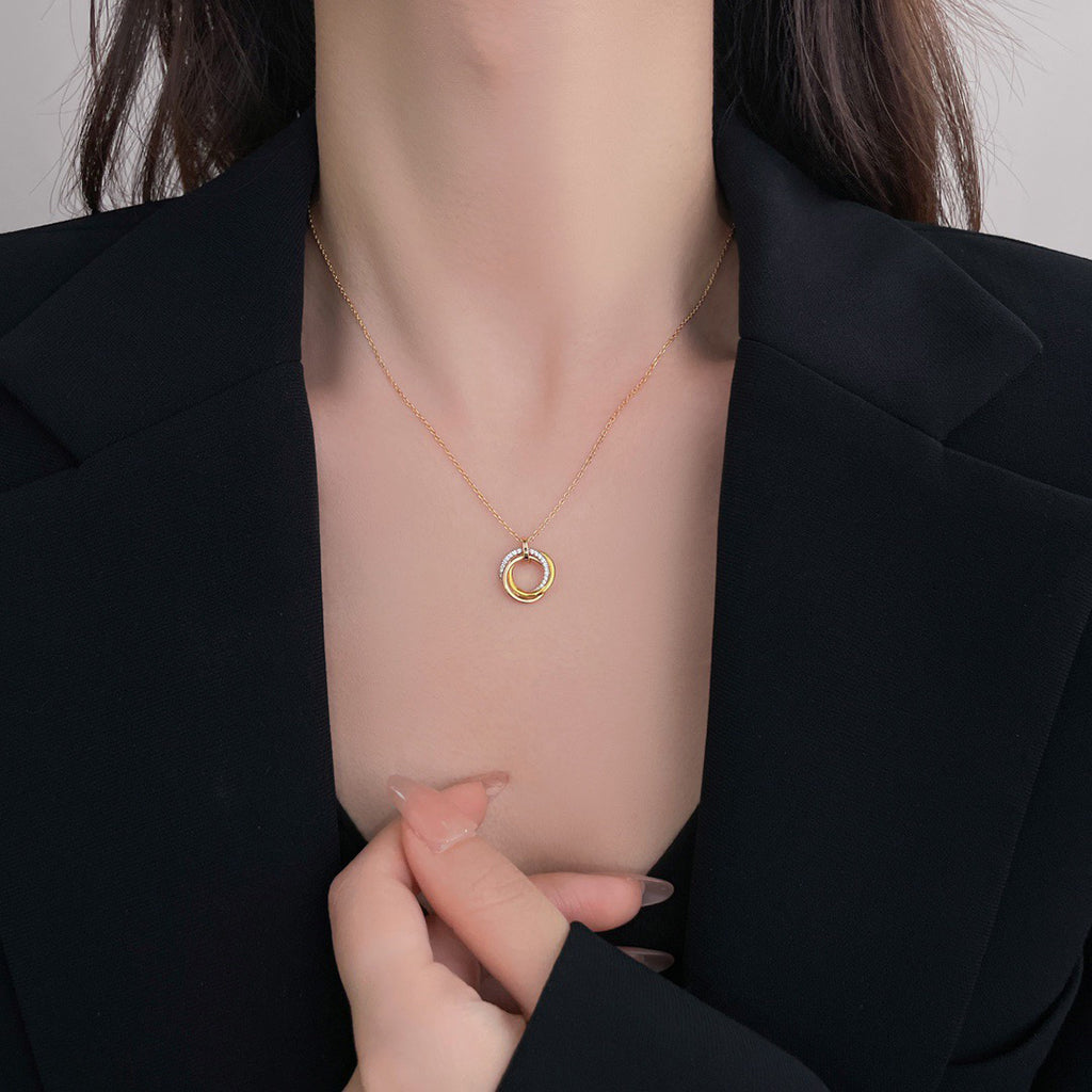 [Raffine]TRINITY SMALL NECKLACE