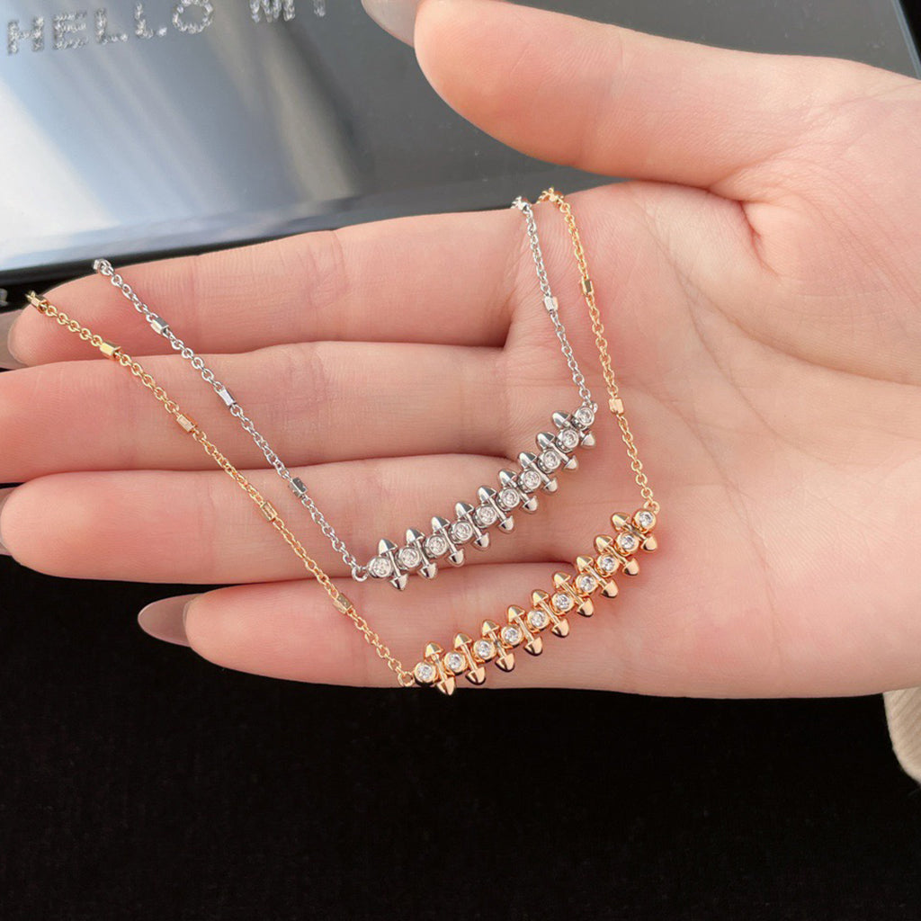 [Raffine]CLASH  MEDIUM DIAMOND NECKLACE