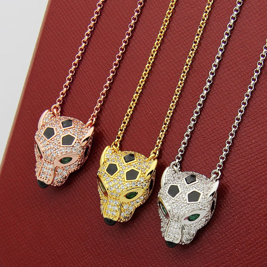 [Raffine]PANTHERE FULL DIAMOND NECKLACE