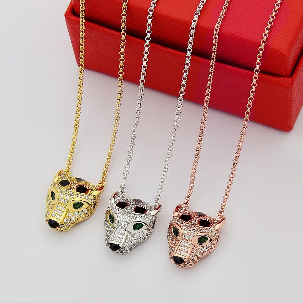 [Raffine]PANTHERE FULL DIAMOND NECKLACE