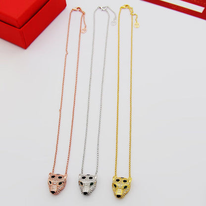 [Raffine]PANTHERE FULL DIAMOND NECKLACE