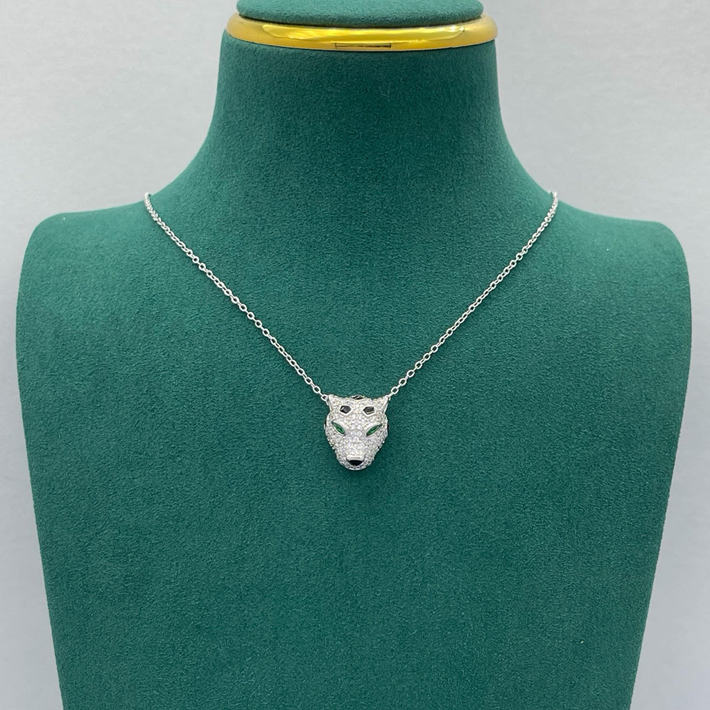 [Raffine]PANTHERE FULL DIAMOND NECKLACE