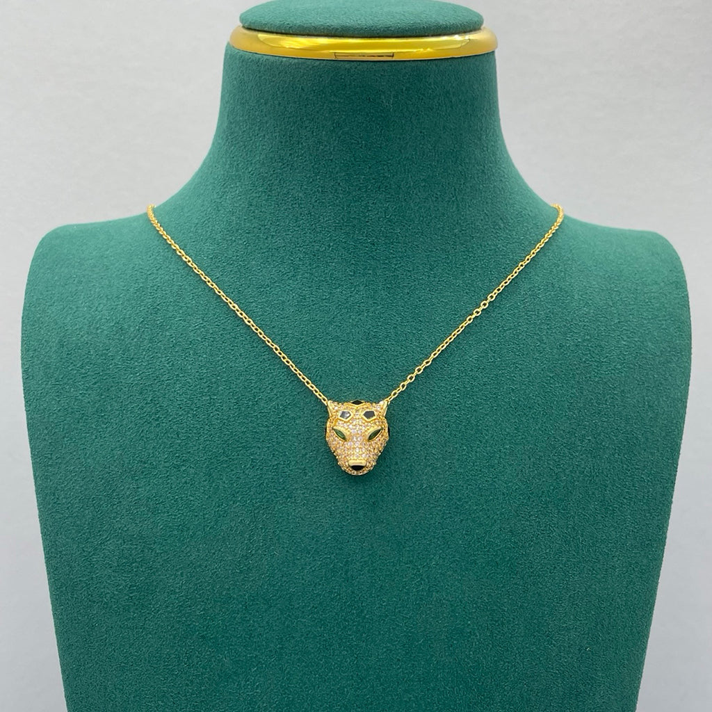 [Raffine]PANTHERE FULL DIAMOND NECKLACE