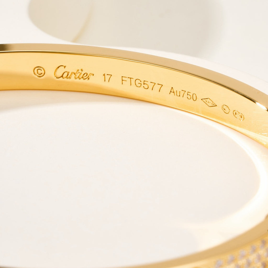 [Raffine]LOVE BRACELET 4.8MM DIAMOND-PAVED