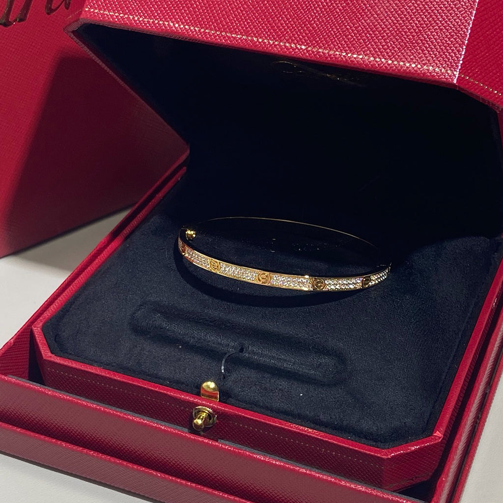 [Raffine]LOVE BRACELET 3.65MM DIAMOND-PAVED