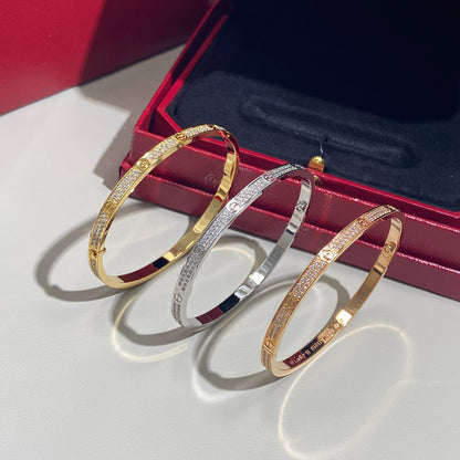 [Raffine]LOVE BRACELET 3.65MM DIAMOND-PAVED