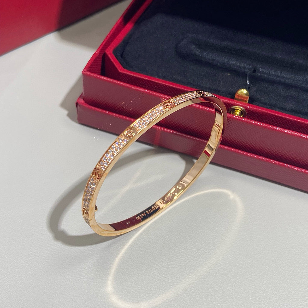 [Raffine]LOVE BRACELET 3.65MM DIAMOND-PAVED